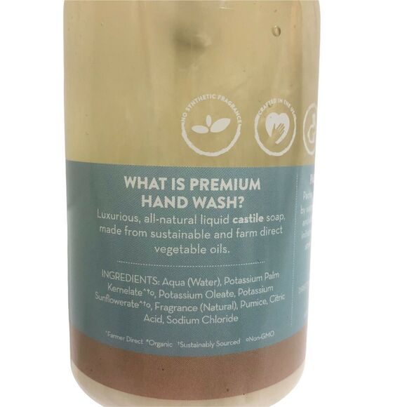 Lot 4 Pacha Soap Natural Liquid Castile Hand Soap 2 French Lavender 2 Sand & Sea - Picture 8 of 9